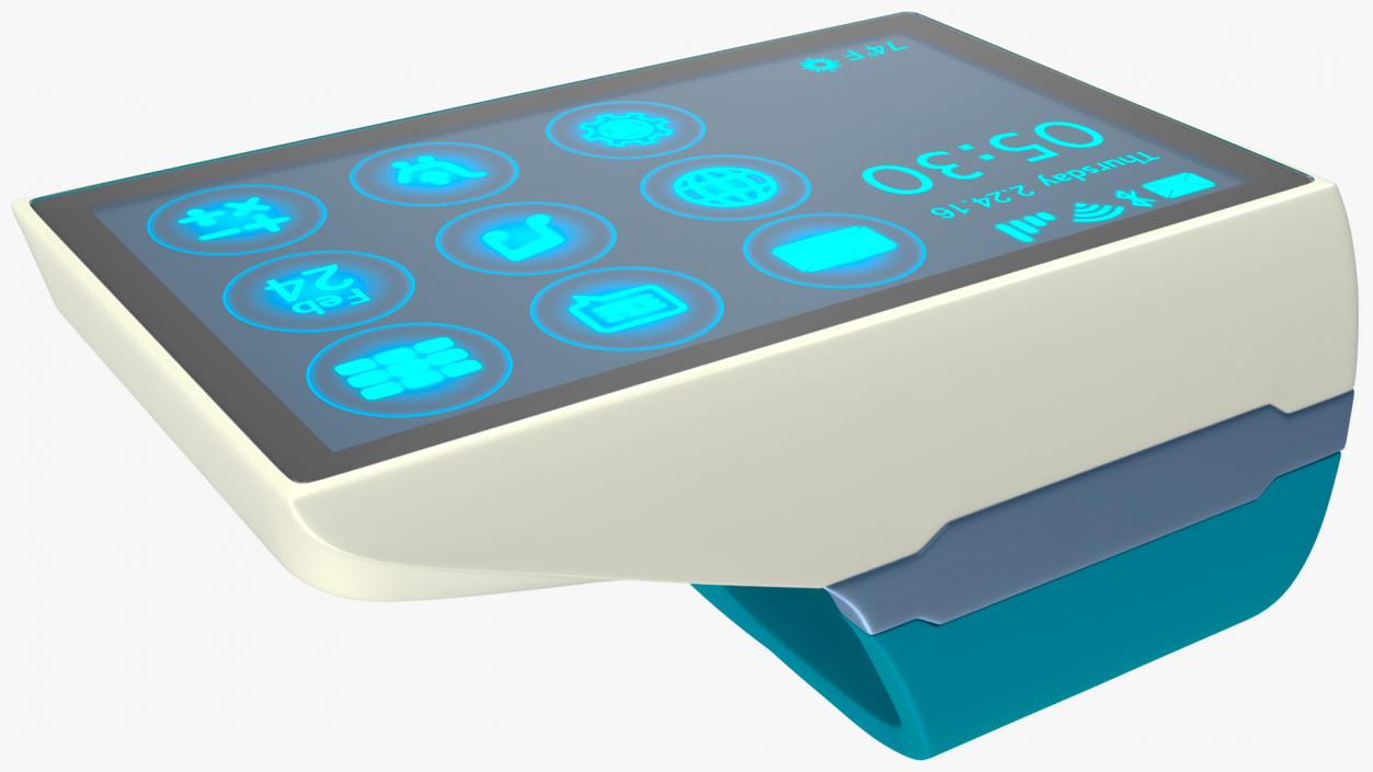 3D Wrist Communicator Blue model