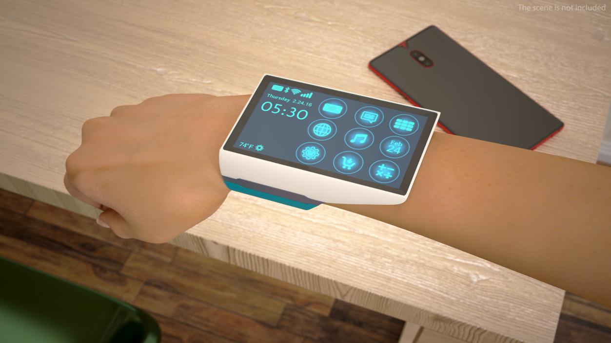 3D Wrist Communicator Blue model