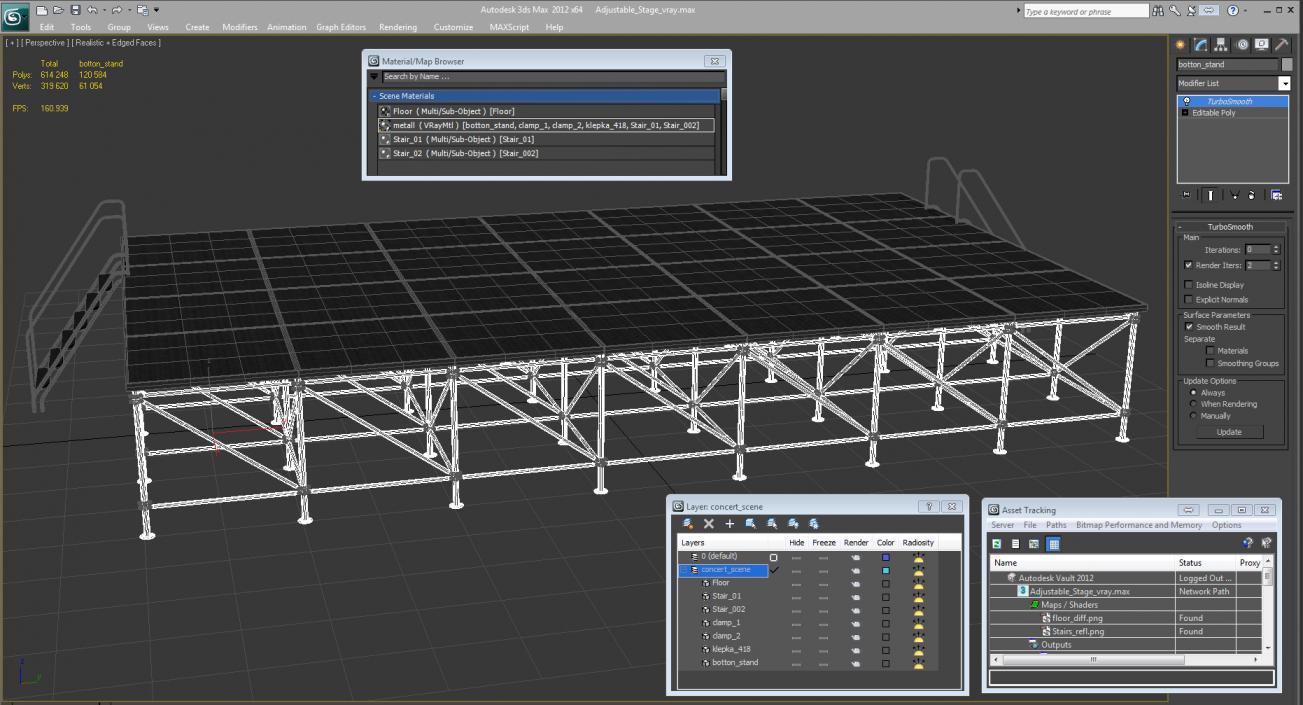 3D Adjustable Stage