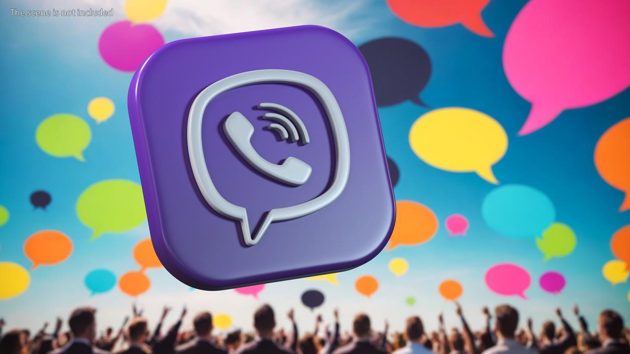 Viber Icon 2 3D