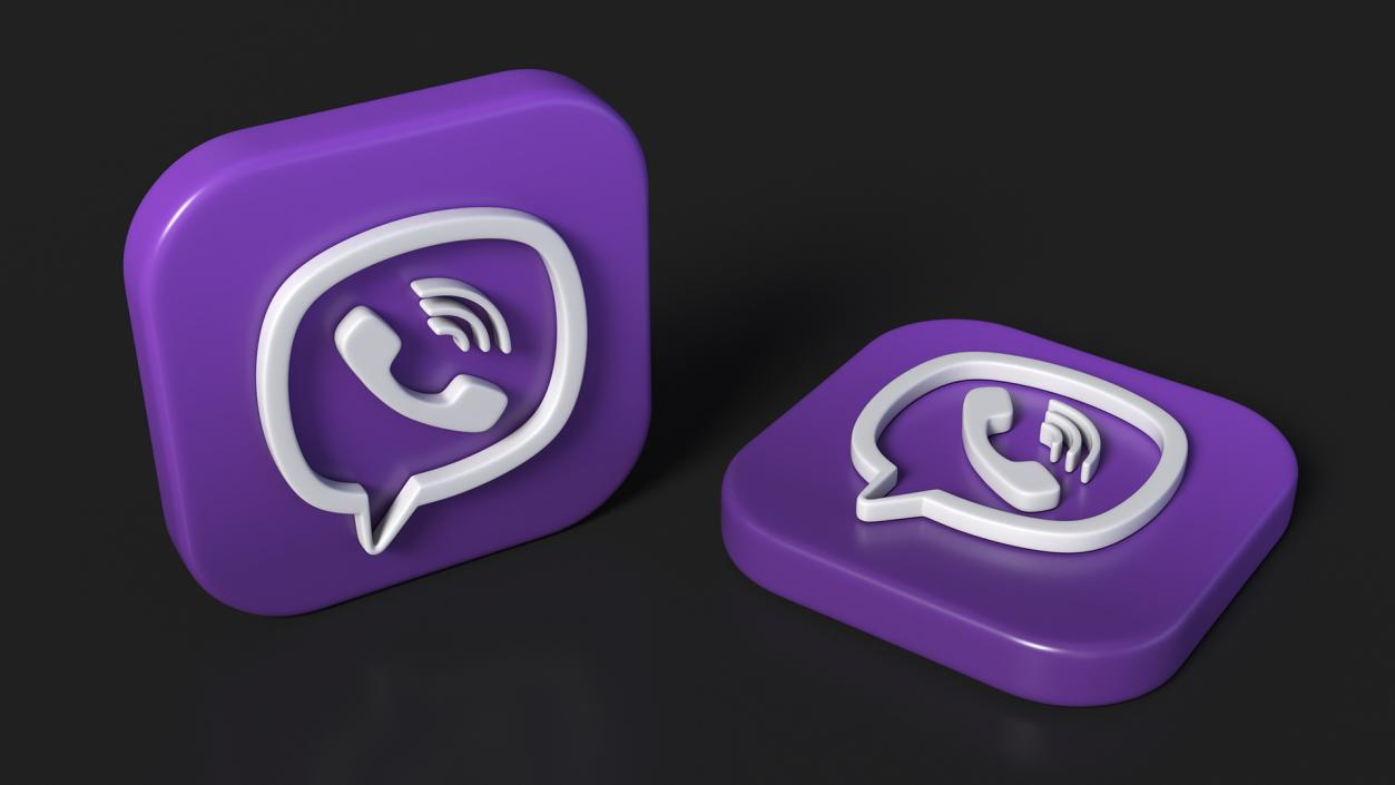 Viber Icon 2 3D