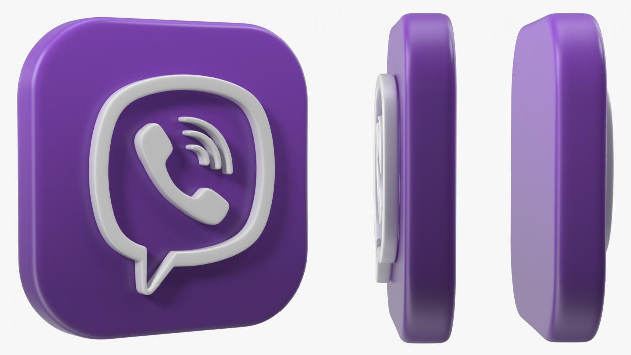 Viber Icon 2 3D