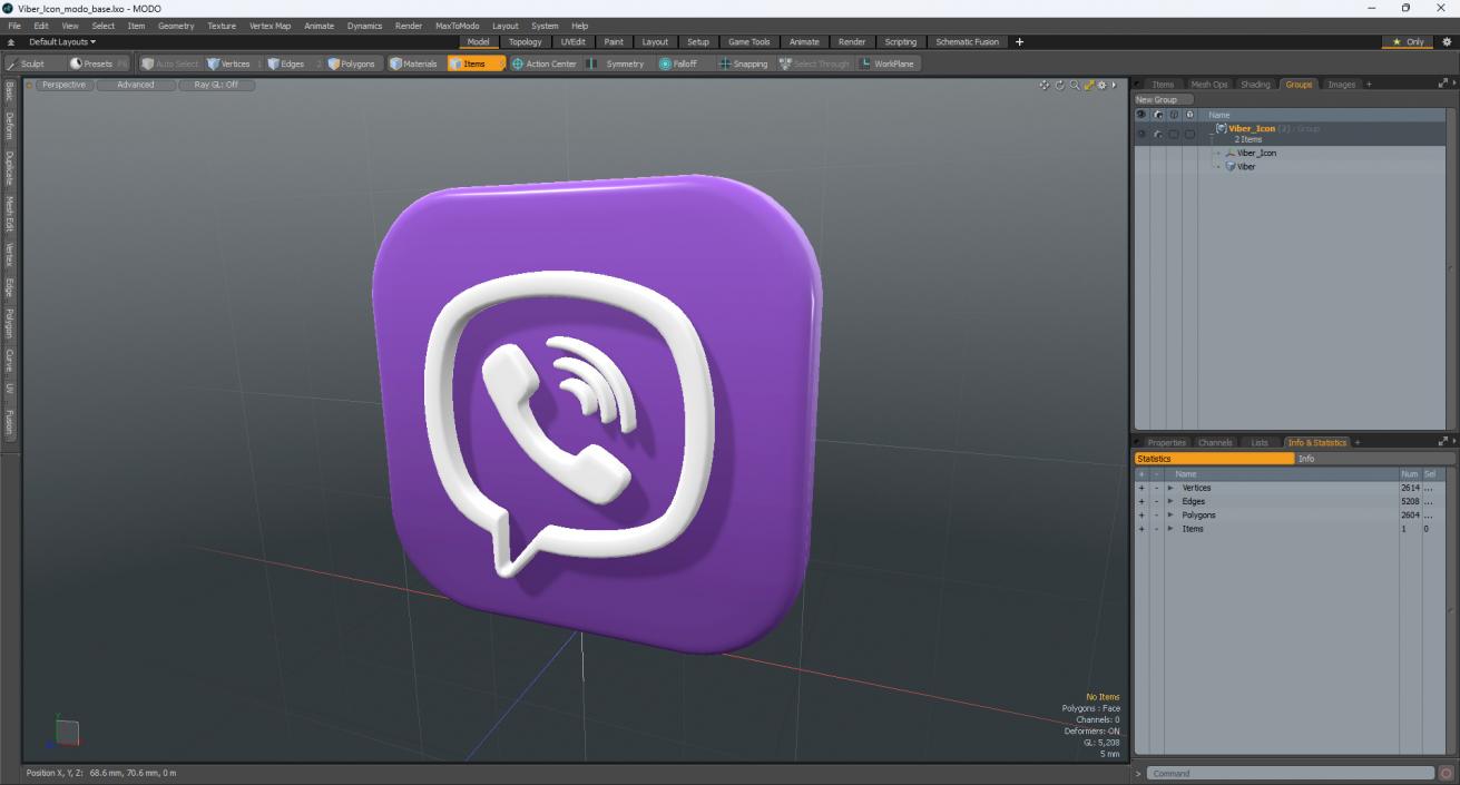 Viber Icon 2 3D