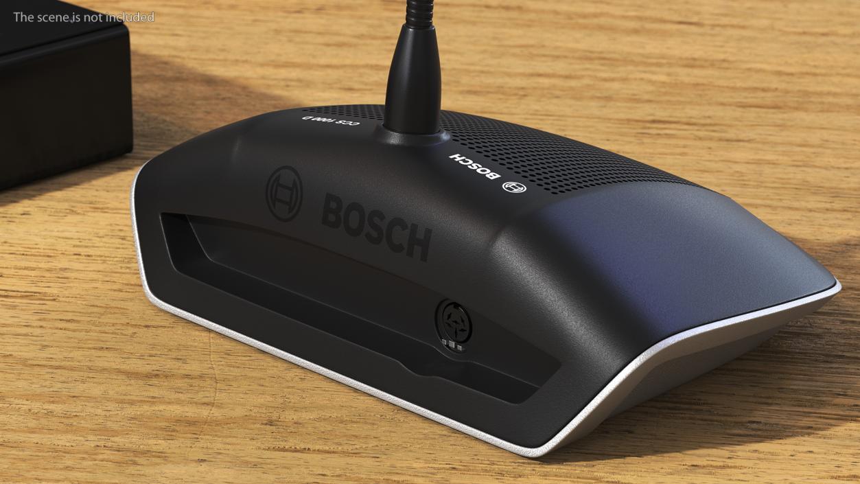 Bosch CCSD Discussion Device with Long Stem Microphone 3D model