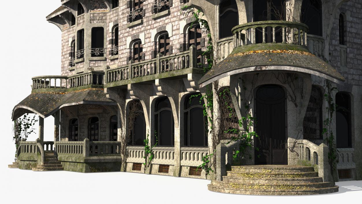 Old Haunted Mansion 3D model