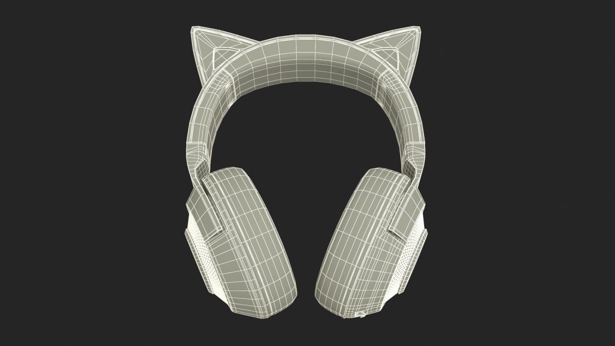 Wireless Razer Kraken Headphones BT Kitty Edition 3D model