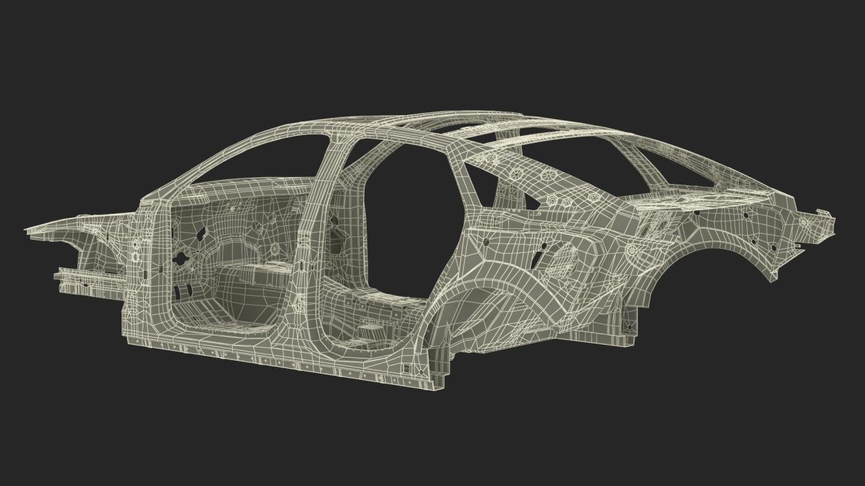 3D Sedan Frame