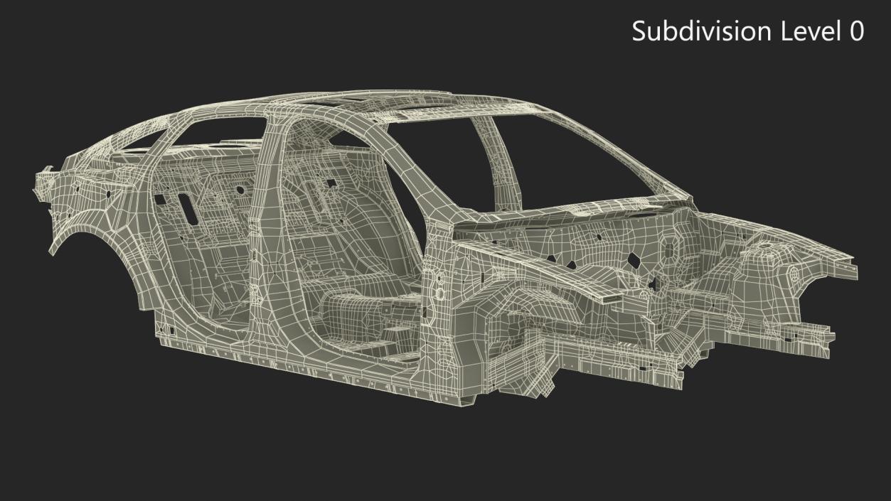 3D Sedan Frame