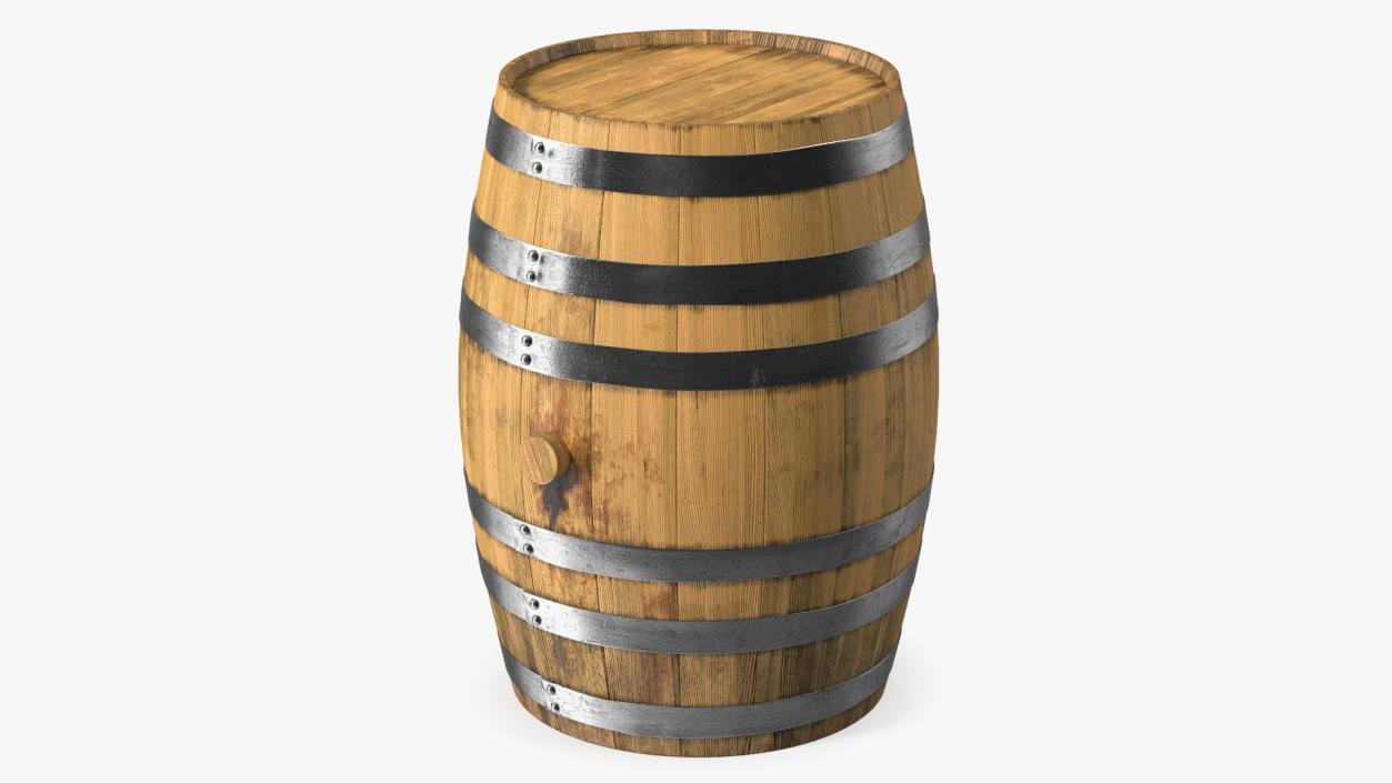 Whiskey Barrel 3D model