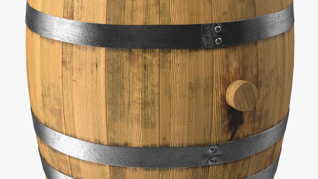 Whiskey Barrel 3D model