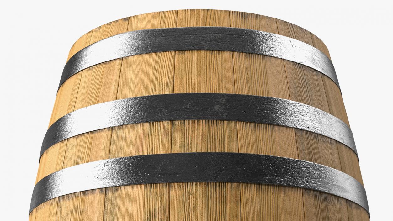 Whiskey Barrel 3D model