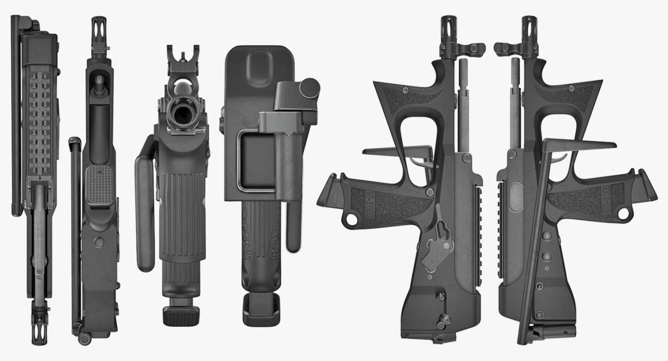 Submachine Gun PP-2000 3D