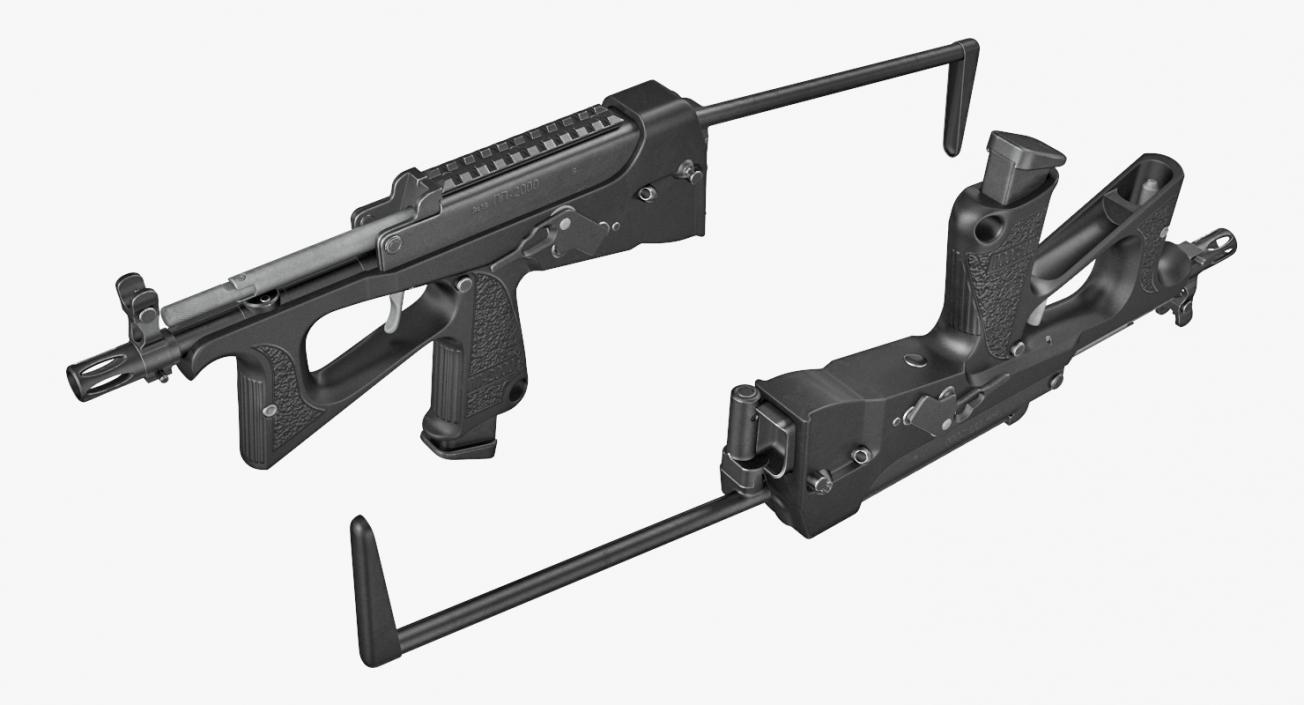 Submachine Gun PP-2000 3D