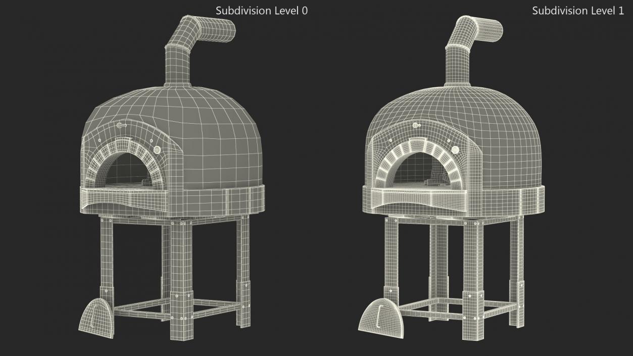 Traditional Pizza Oven ASTerm 3D model