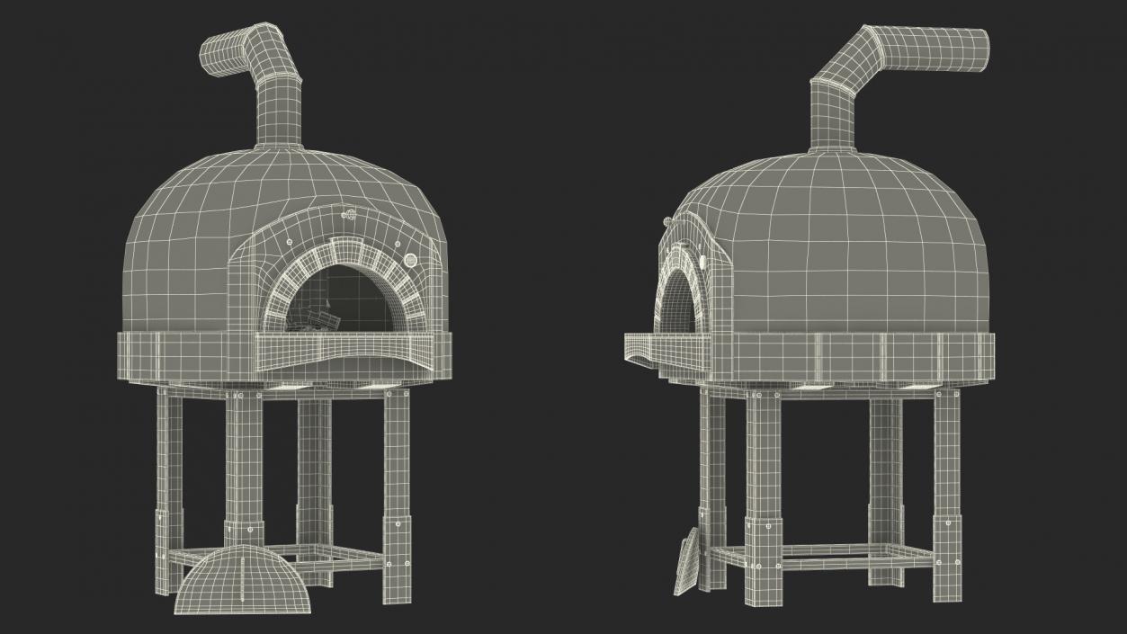 Traditional Pizza Oven ASTerm 3D model