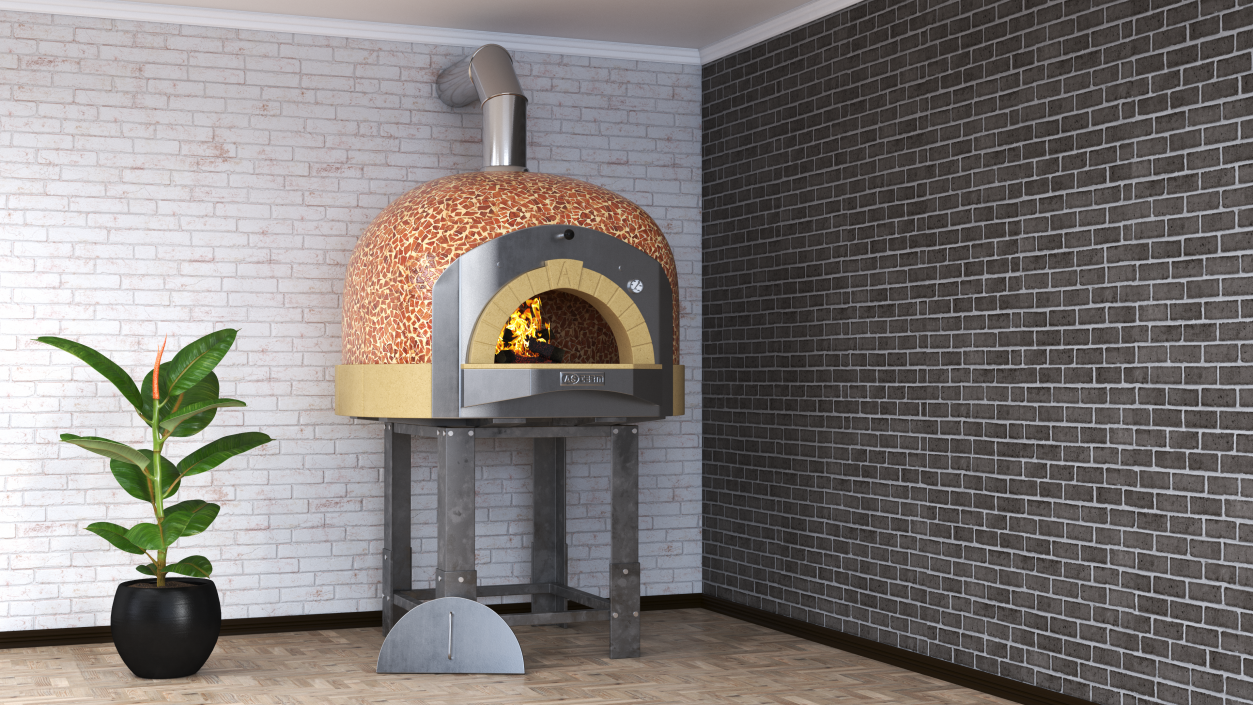 Traditional Pizza Oven ASTerm 3D model