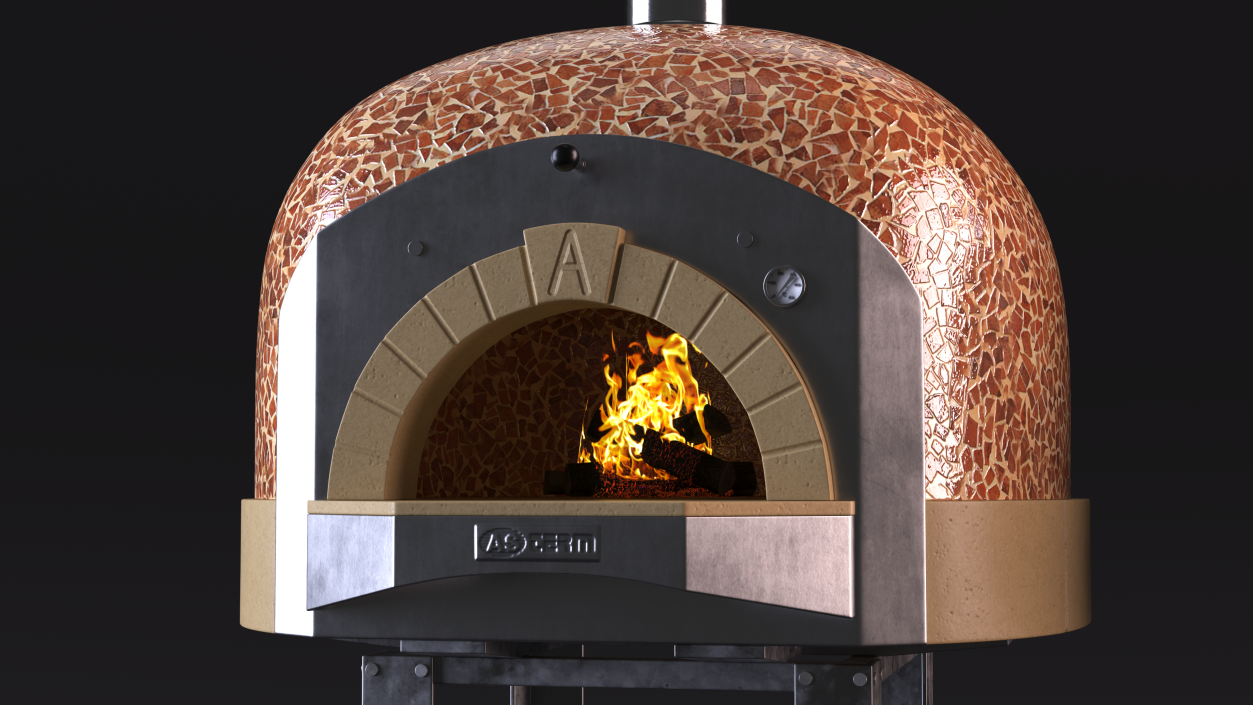 Traditional Pizza Oven ASTerm 3D model