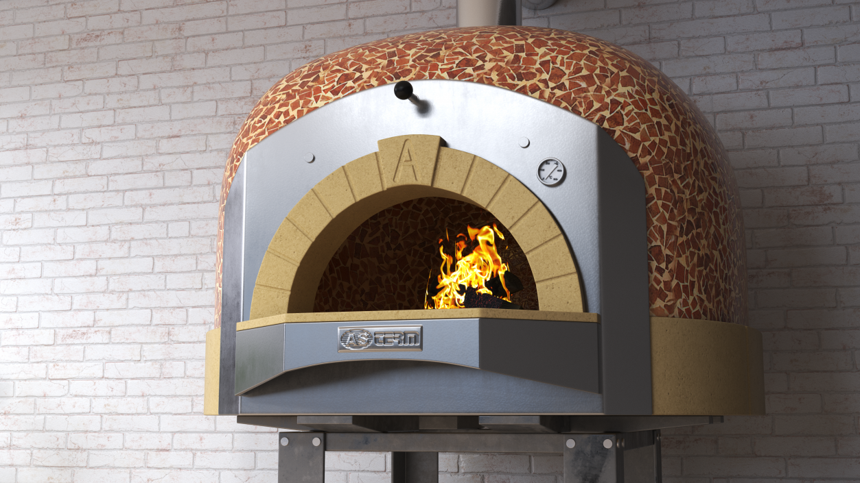 Traditional Pizza Oven ASTerm 3D model