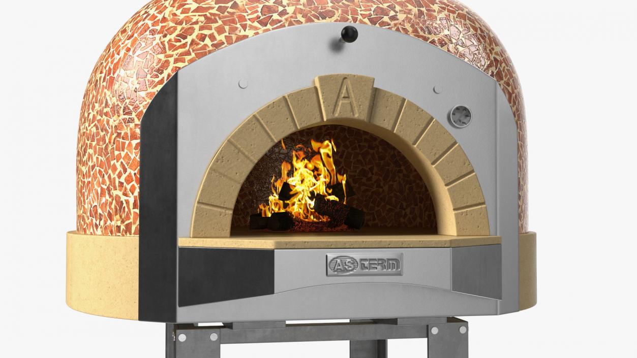 Traditional Pizza Oven ASTerm 3D model