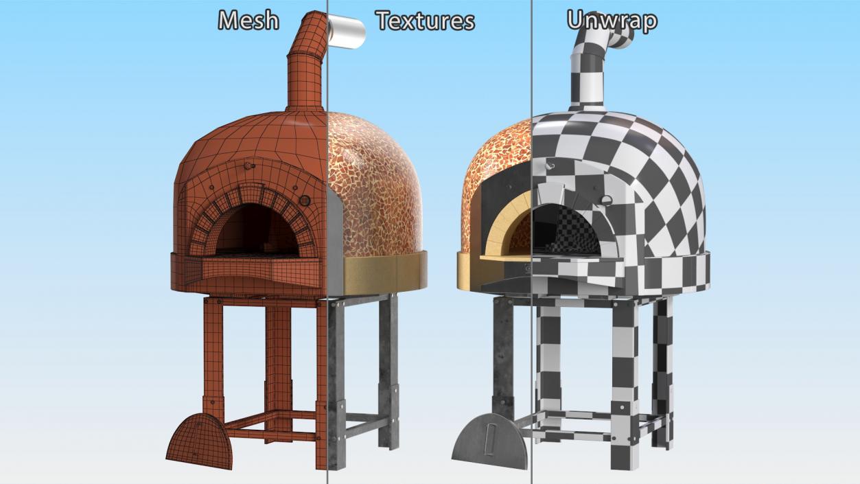 Traditional Pizza Oven ASTerm 3D model