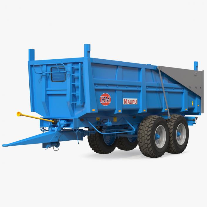 3D Maupu 18t Trailer Clean model