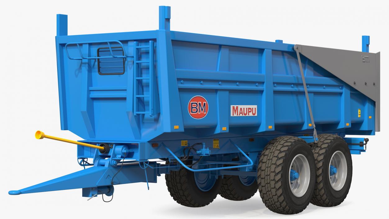 3D Maupu 18t Trailer Clean model