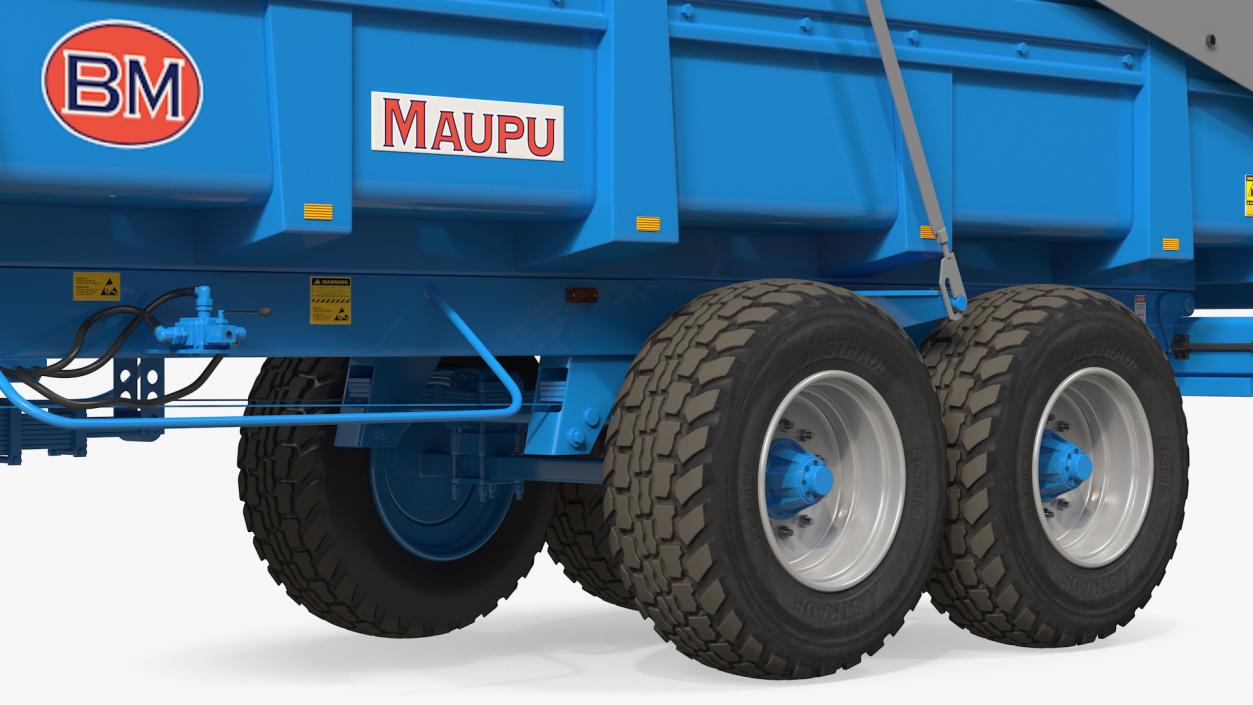 3D Maupu 18t Trailer Clean model