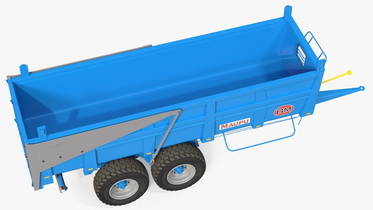 3D Maupu 18t Trailer Clean model