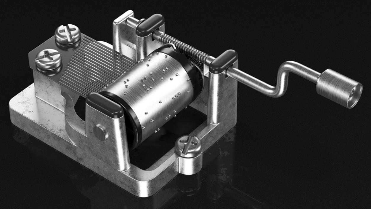 Music Box Mechanism 3D model