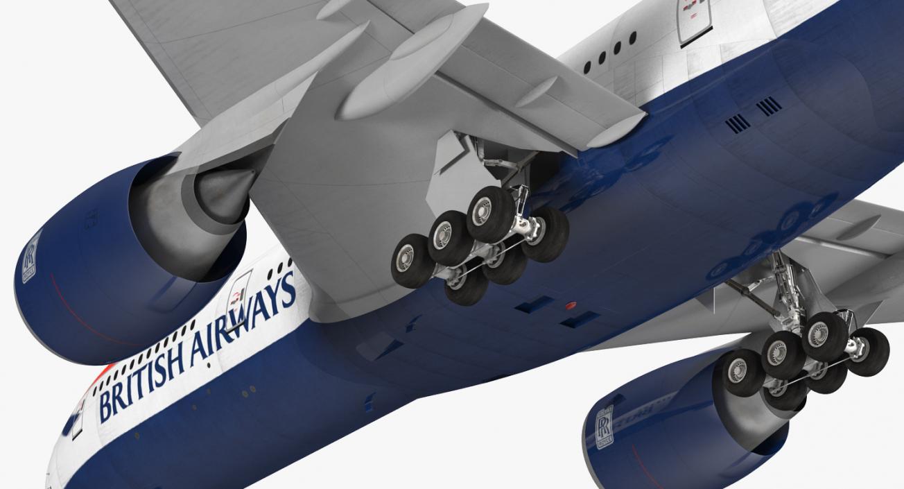 3D model Boeing 777-200 British Airways