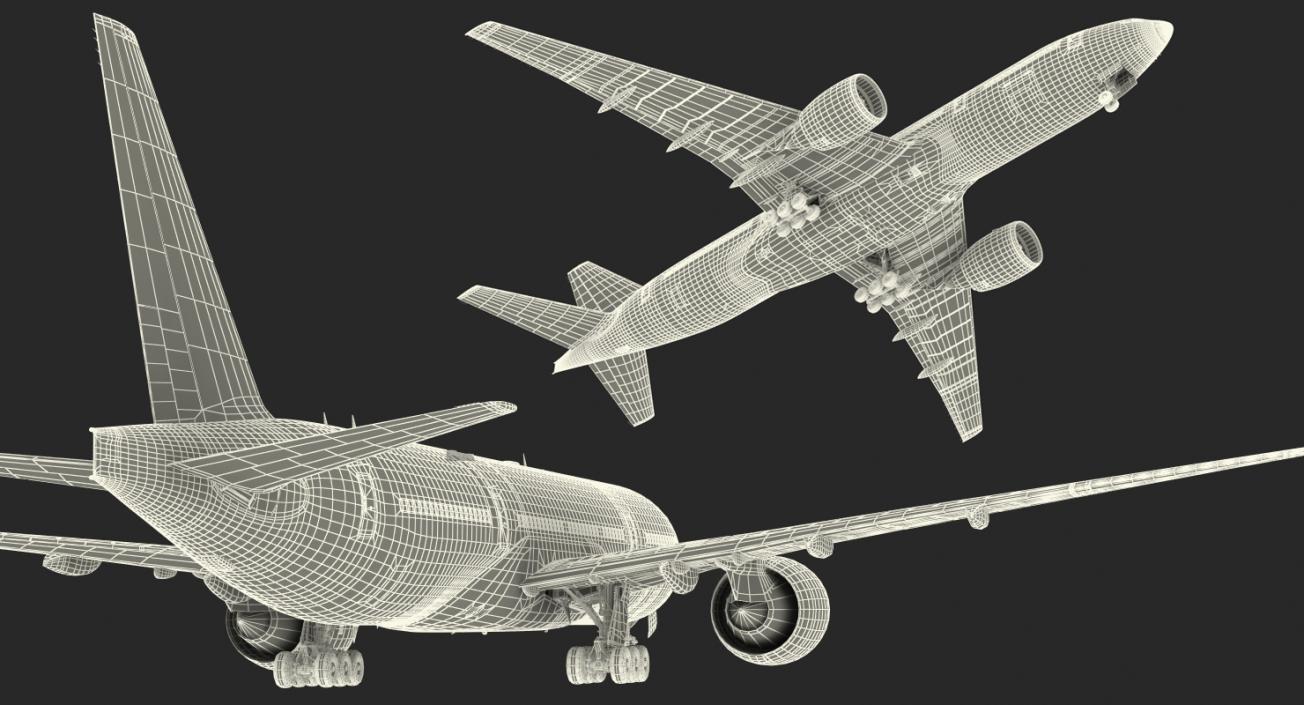 3D model Boeing 777-200 British Airways