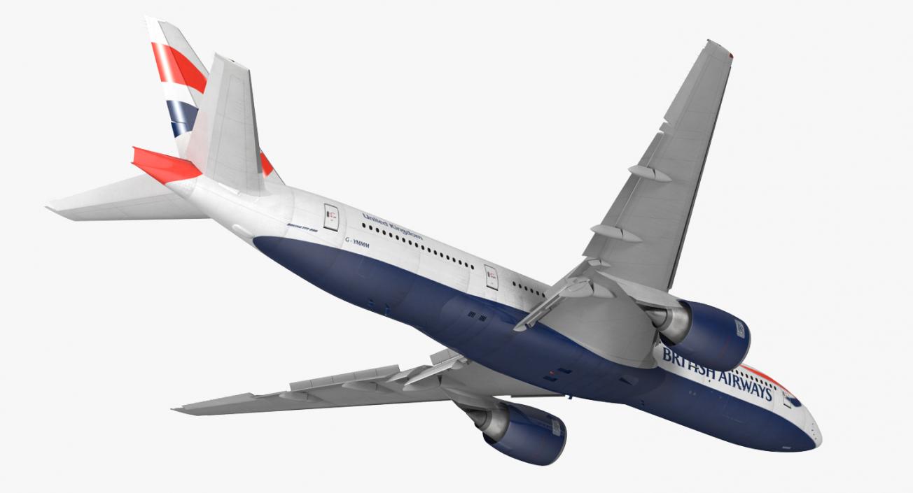 3D model Boeing 777-200 British Airways