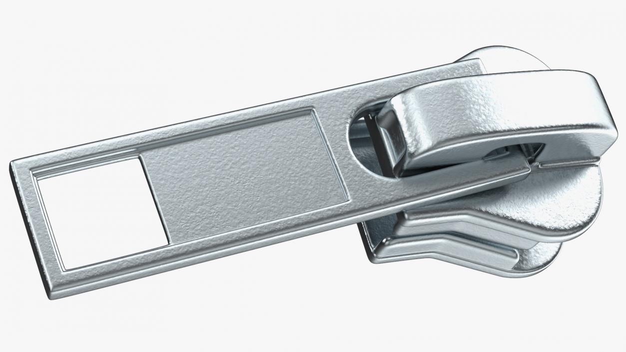 Zipper Slider Metal 3D model