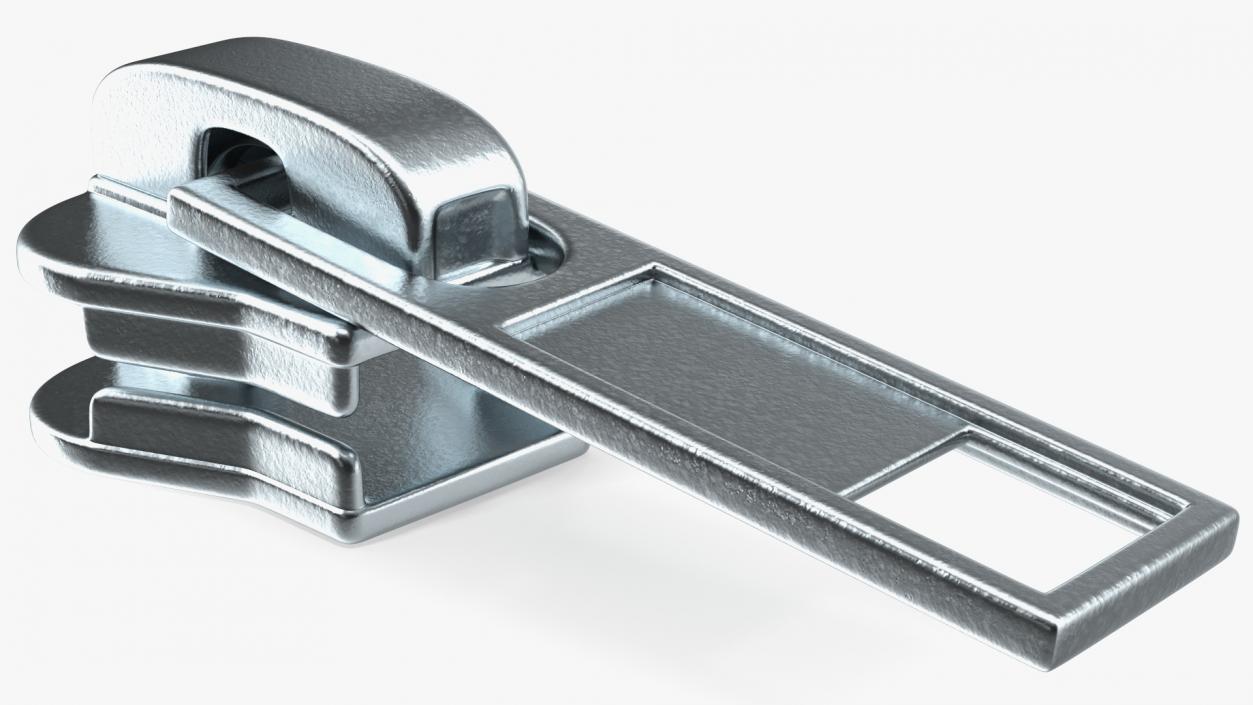 Zipper Slider Metal 3D model