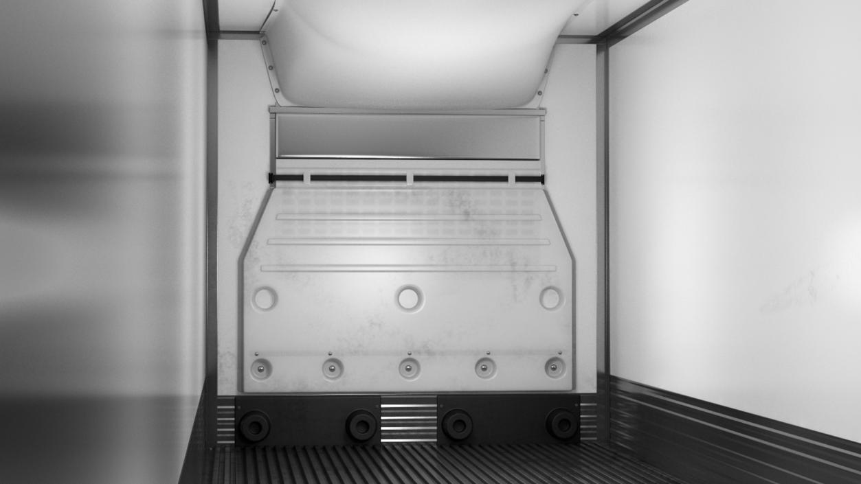 3D Freightliner Truck with Reefer Trailer model