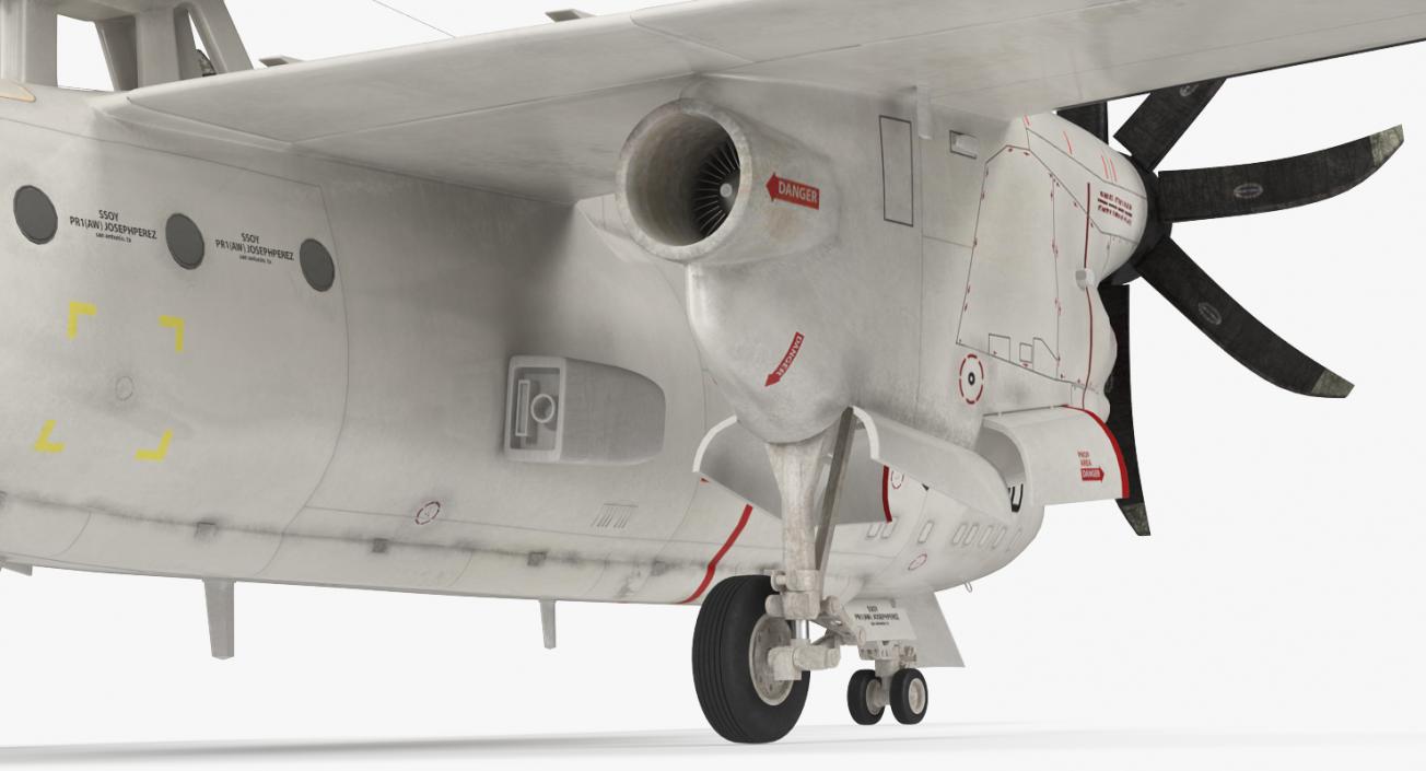 3D Grumman E-2 Hawkeye Tactical Early Warning Aircraft