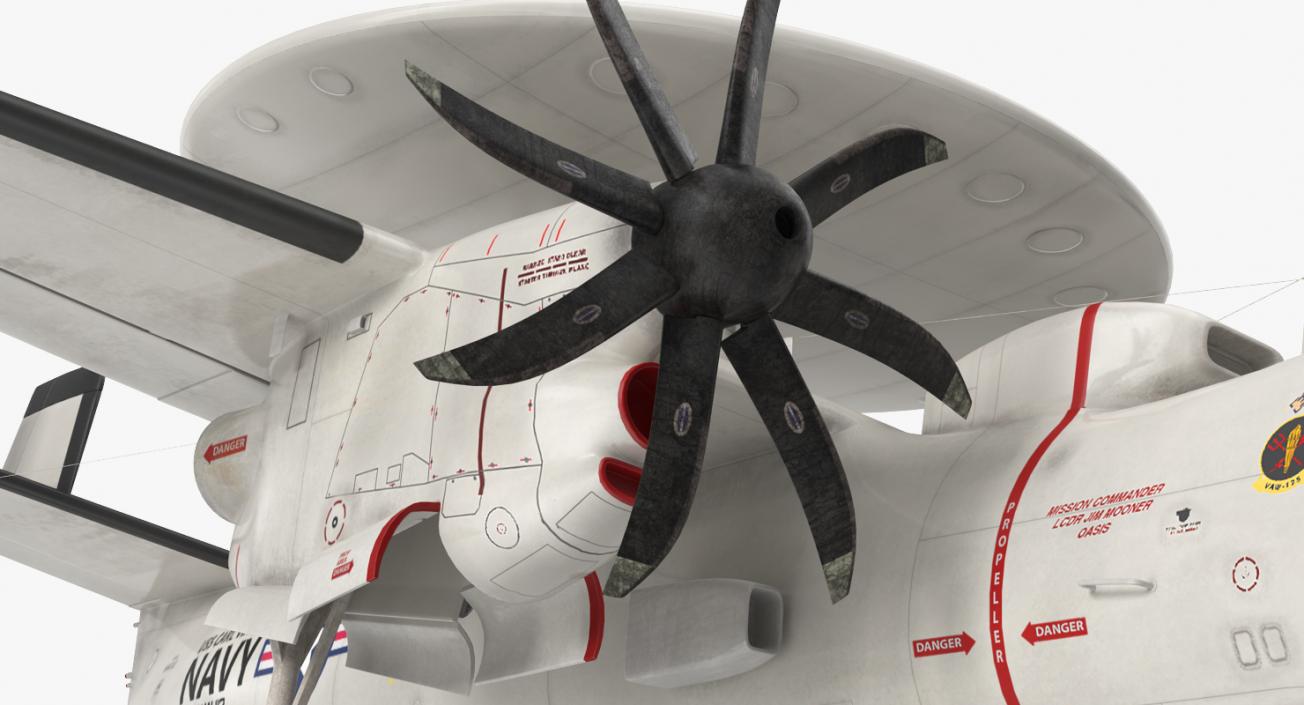 3D Grumman E-2 Hawkeye Tactical Early Warning Aircraft