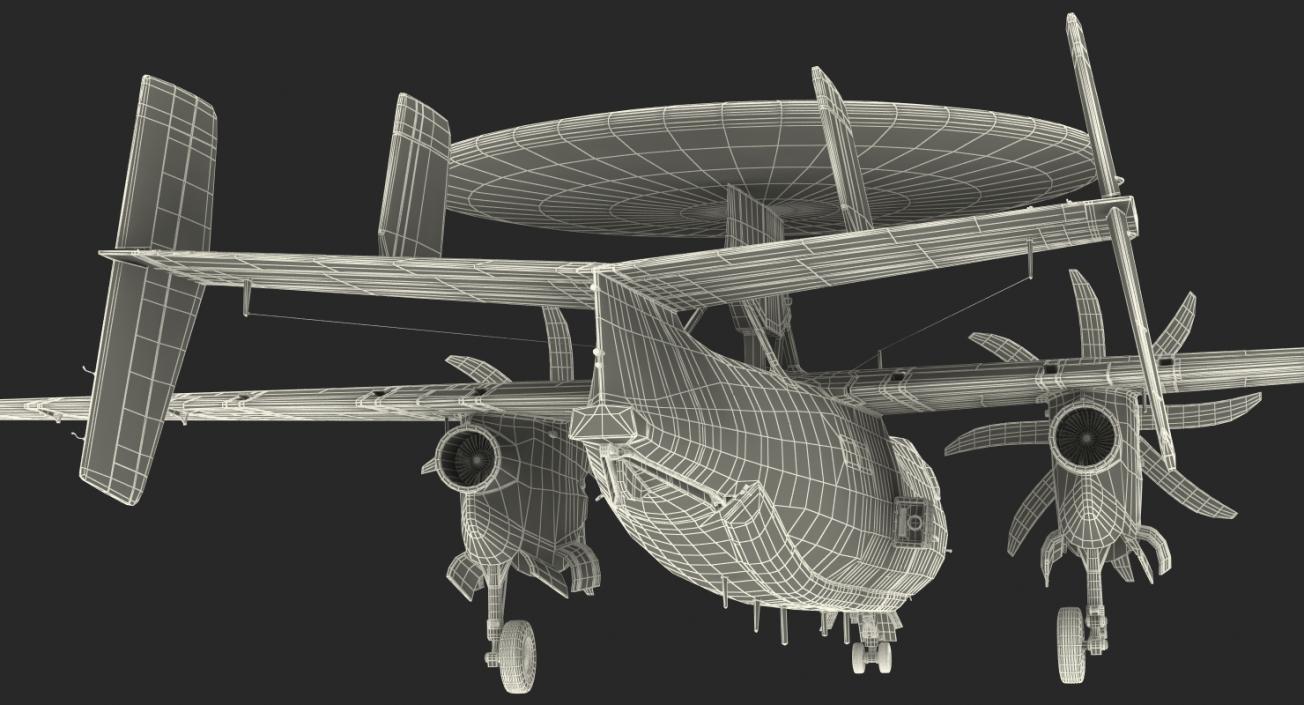 3D Grumman E-2 Hawkeye Tactical Early Warning Aircraft