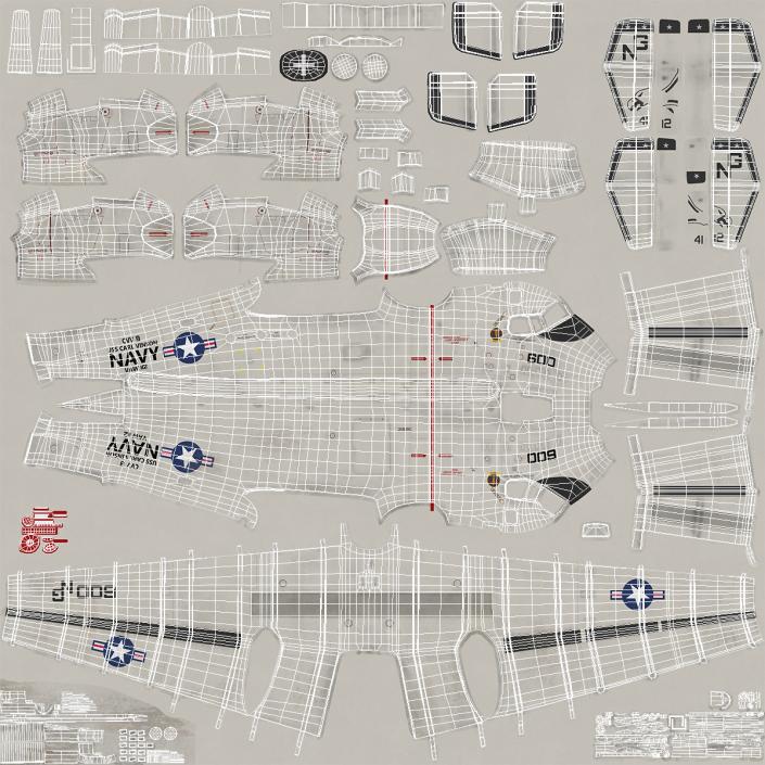 3D Grumman E-2 Hawkeye Tactical Early Warning Aircraft