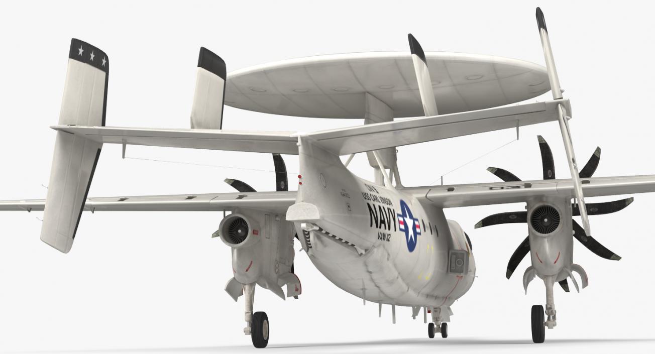 3D Grumman E-2 Hawkeye Tactical Early Warning Aircraft