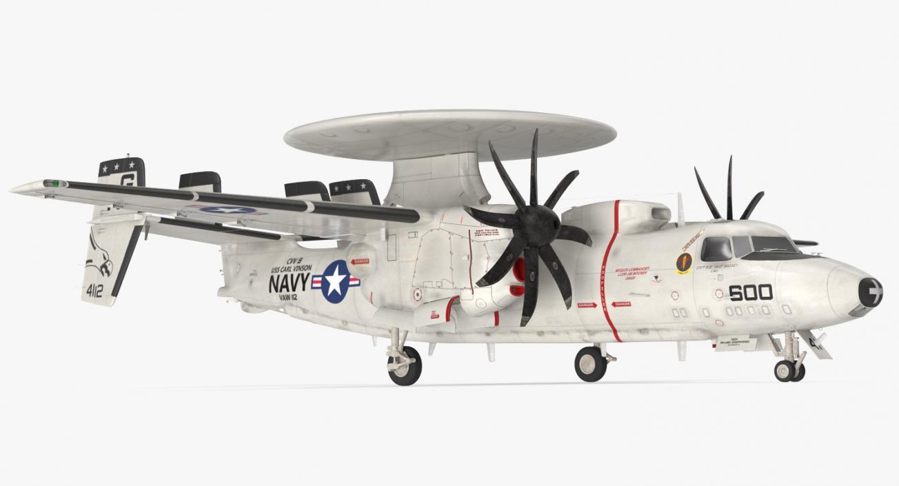 3D Grumman E-2 Hawkeye Tactical Early Warning Aircraft