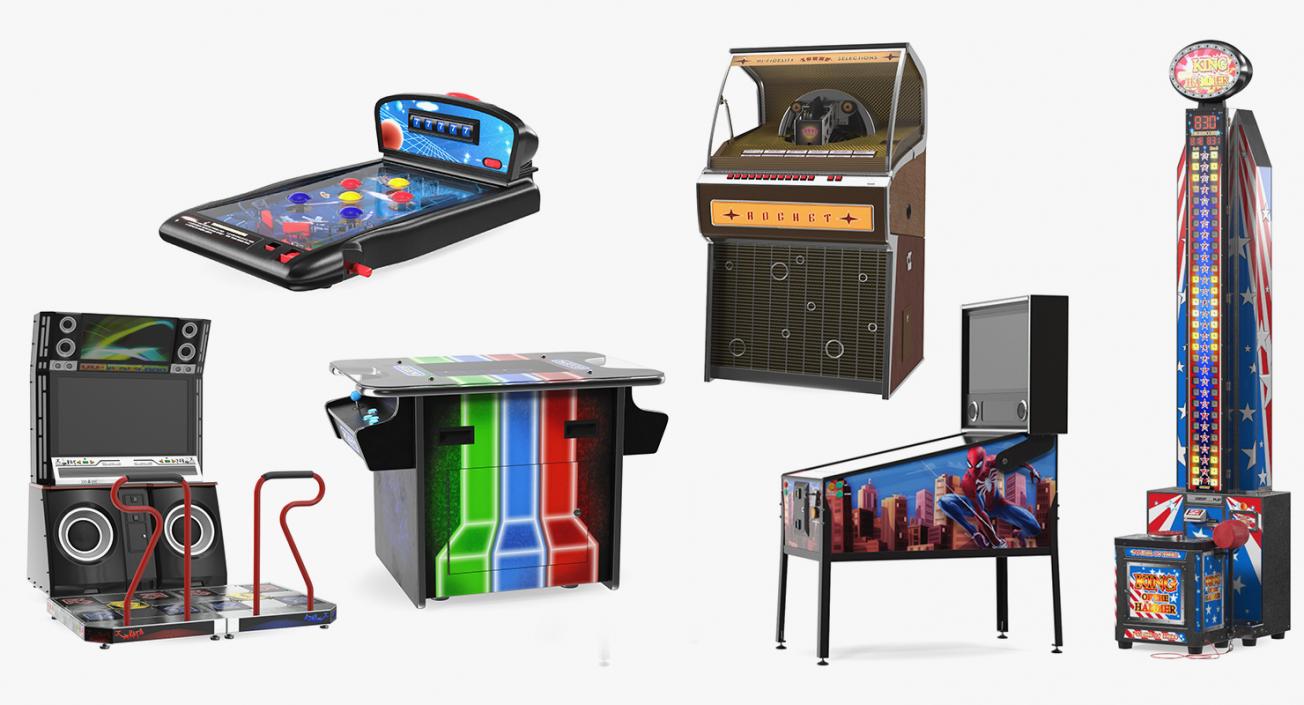 3D model Arcade Games Collection 8