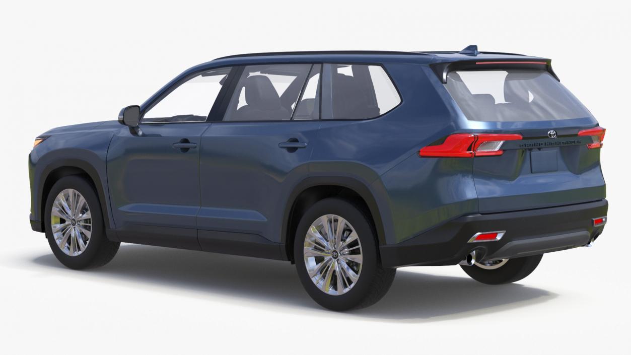 3D Toyota Grand Highlander 2024 model