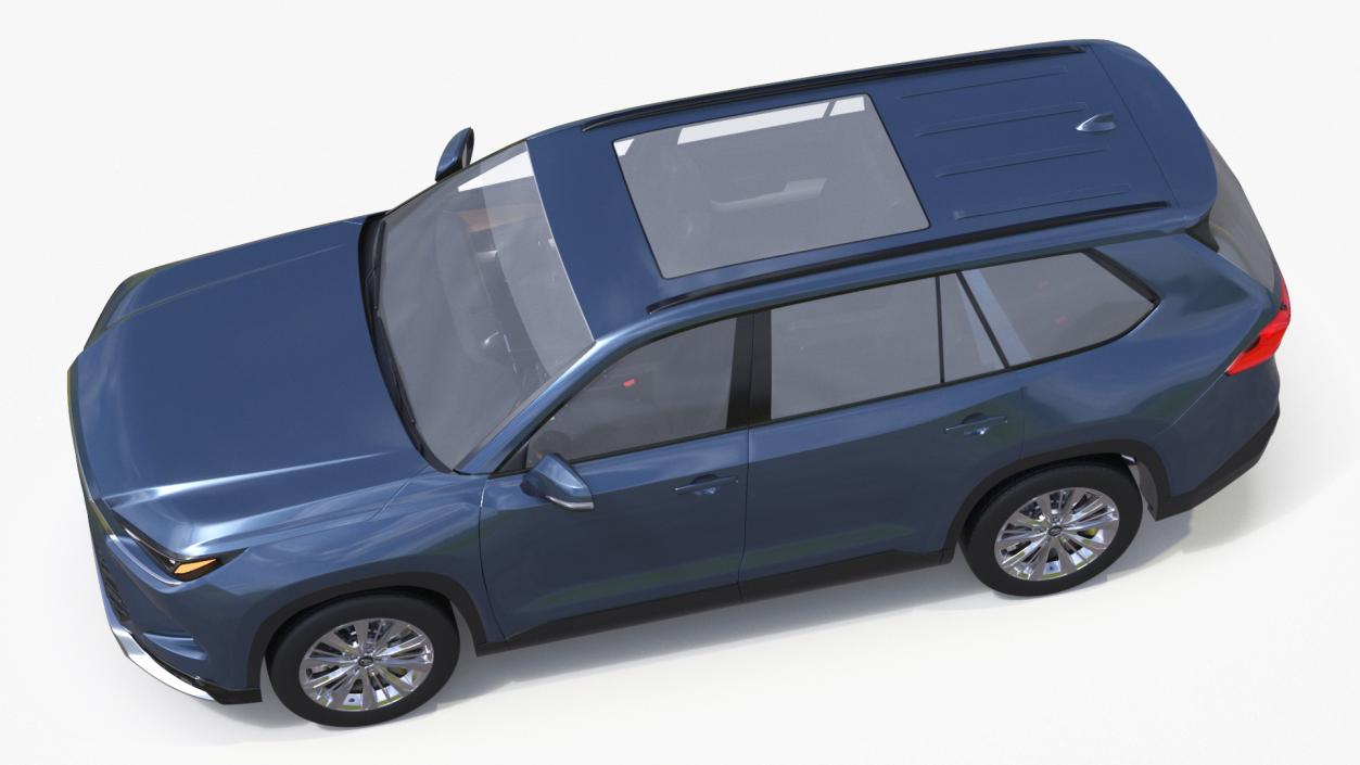 3D Toyota Grand Highlander 2024 model