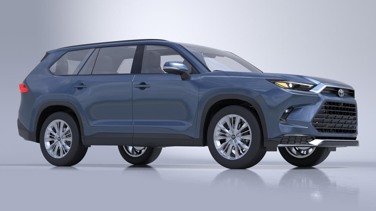 3D Toyota Grand Highlander 2024 model