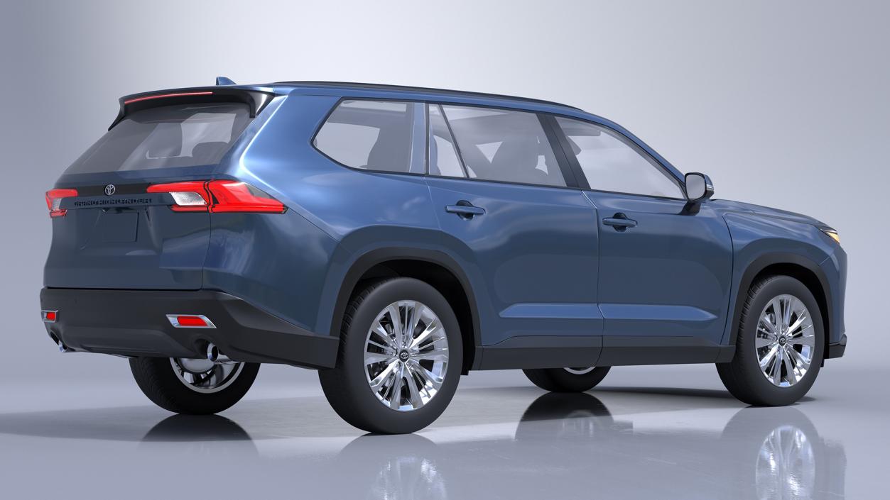 3D Toyota Grand Highlander 2024 model