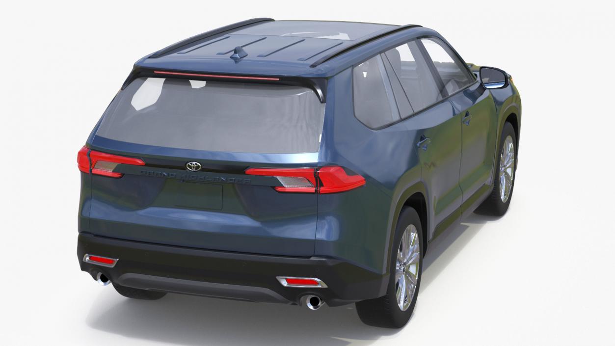 3D Toyota Grand Highlander 2024 model