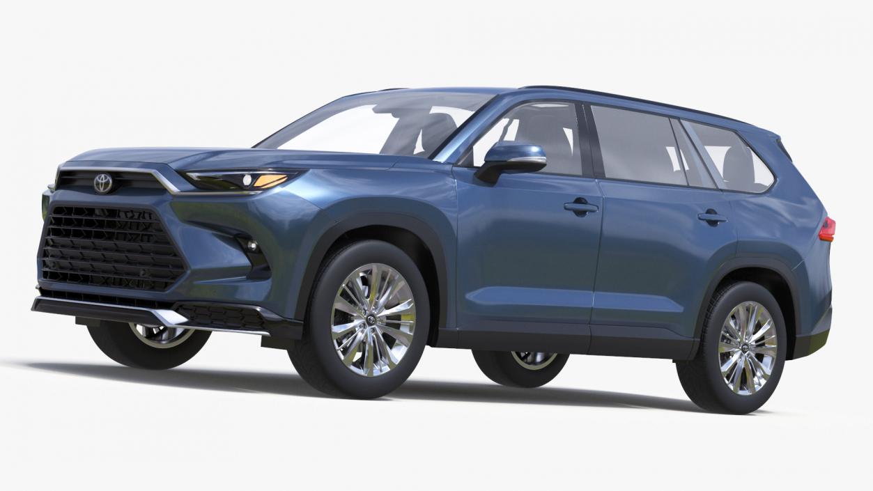 3D Toyota Grand Highlander 2024 model