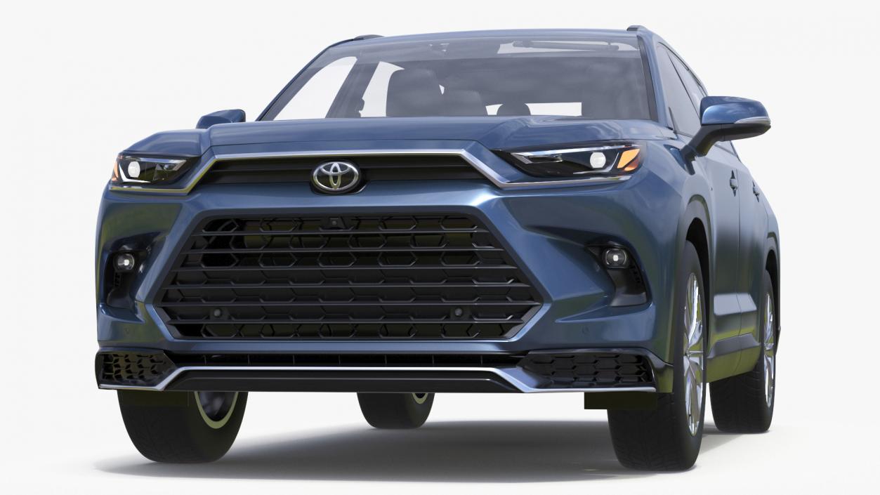 3D Toyota Grand Highlander 2024 model