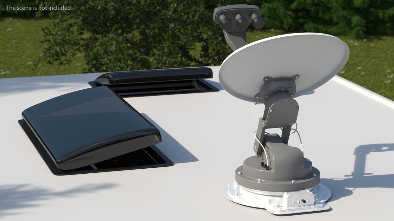 3D Automatic Multi Satellite TV Antenna